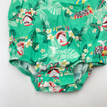 Load image into Gallery viewer, Girls Baby Berry, lightweight cotton Christmas romper, EUC, size 0,  