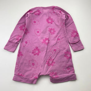Girls Bonds, WONDERCOOL zip Wondersuit / zippy / romper, marks back left sleeve, FUC, size 2,  