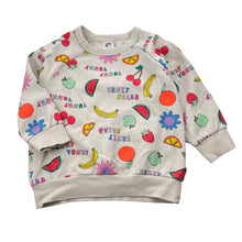 Load image into Gallery viewer, Unisex Bonds, x The Wiggles Fruit Salad Soft Threads Pullover, light marks, FUC, size 3,  