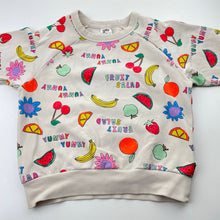Load image into Gallery viewer, Unisex Bonds, x The Wiggles Fruit Salad Soft Threads Pullover, light marks, FUC, size 3,  