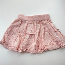 Load image into Gallery viewer, Girls Anko, pink viscose / cotton / linen skirt, elasticated, EUC, size 5,  