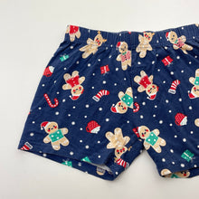 Load image into Gallery viewer, Unisex Lily &amp; Dan, cotton Christmas pyjama shorts, wash fade, FUC, size 6,  