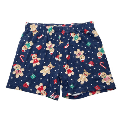 Unisex Lily & Dan, cotton Christmas pyjama shorts, wash fade, FUC, size 10,  