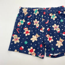 Load image into Gallery viewer, Unisex Lily &amp; Dan, cotton Christmas pyjama shorts, wash fade, FUC, size 10,  