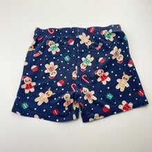 Load image into Gallery viewer, Unisex Lily &amp; Dan, cotton Christmas pyjama shorts, wash fade, FUC, size 10,  