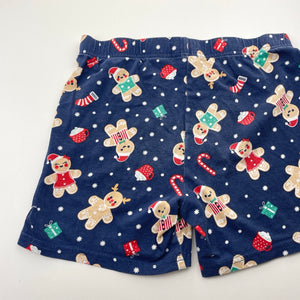 Unisex Lily & Dan, cotton Christmas pyjama shorts, wash fade, FUC, size 10,  