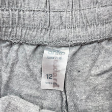 Load image into Gallery viewer, Girls Anko, grey marle cotton shorts, elasticated, GUC, size 12,  