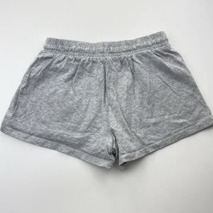 Girls Anko, grey marle cotton shorts, elasticated, GUC, size 12,  