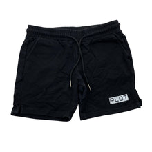 Load image into Gallery viewer, Boys PLOT, black casual shorts, elasticated, GUC, size 8-9,  