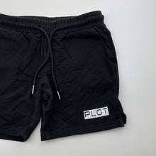 Load image into Gallery viewer, Boys PLOT, black casual shorts, elasticated, GUC, size 8-9,  