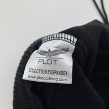 Load image into Gallery viewer, Boys PLOT, black casual shorts, elasticated, GUC, size 8-9,  