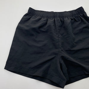 Unisex Track n Field, black sports / activewear shorts, elasticated, EUC, size 12,  