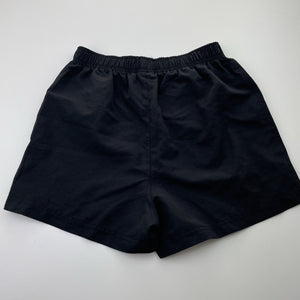Unisex Track n Field, black sports / activewear shorts, elasticated, EUC, size 12,  