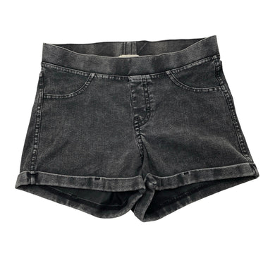 Girls H&M, stretch knit denim shorts, elasticated, GUC, size 14,  