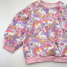 Load image into Gallery viewer, Girls Target, fleece-lined sweater / jumper, unicorns, EUC, size 7,  