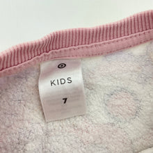 Load image into Gallery viewer, Girls Target, fleece-lined sweater / jumper, unicorns, EUC, size 7,  