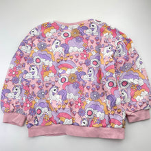Load image into Gallery viewer, Girls Target, fleece-lined sweater / jumper, unicorns, EUC, size 7,  