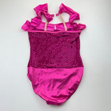 Load image into Gallery viewer, Girls A WISH COME TRUE, metallic pink dance leotard costume (Forever Young), FUC, size 12-14,  