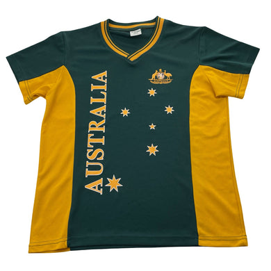 Unisex Oz Designs, Australia cricket / sports top, EUC, size 14,  