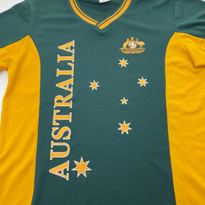 Unisex Oz Designs, Australia cricket / sports top, EUC, size 14,  