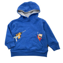 Load image into Gallery viewer, Boys Milkshake, fleece-lined hoodie sweater, tools, GUC, size 3,  