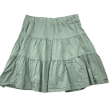 Load image into Gallery viewer, Girls Target, green cotton skirt, elasticated, L: 39cm, EUC, size 14,  