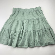 Load image into Gallery viewer, Girls Target, green cotton skirt, elasticated, L: 39cm, EUC, size 14,  