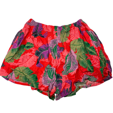 Girls Target, colourful viscose / linen shorts, elasticated, EUC, size 12,  