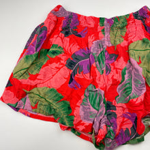 Load image into Gallery viewer, Girls Target, colourful viscose / linen shorts, elasticated, EUC, size 12,  