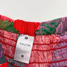 Load image into Gallery viewer, Girls Target, colourful viscose / linen shorts, elasticated, EUC, size 12,  