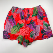 Load image into Gallery viewer, Girls Target, colourful viscose / linen shorts, elasticated, EUC, size 12,  