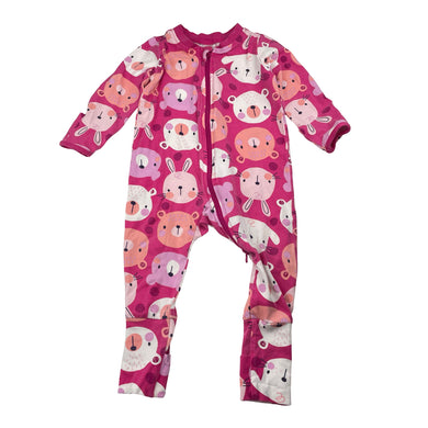 Girls Anko, stretchy zip coverall / romper, FUC, size 00,  