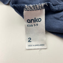 Load image into Gallery viewer, Boys Anko, cotton long sleeve tee / top, dinosaur, GUC, size 2,  