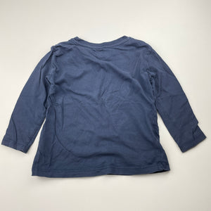Boys Anko, cotton long sleeve tee / top, dinosaur, GUC, size 2,  