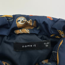 Load image into Gallery viewer, Boys Name It, puffer vest / sleeveless jacket, jungle animals, EUC, size 2,  
