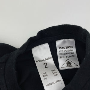 Boys Brilliant Basics, stretchy pyjama top, skeleton, GUC, size 2,  