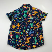 Load image into Gallery viewer, Boys Big W, Christmas cotton short sleeve shirt, EUC, size 1,  