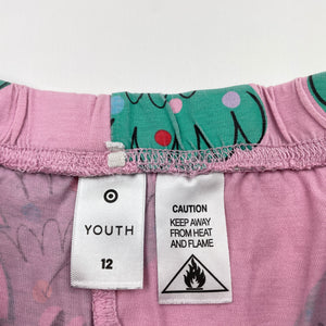 Girls Target, cotton Christmas pyjama shorts, GUC, size 12,  