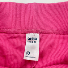 Load image into Gallery viewer, Girls Anko, pink ribbed bike shorts, EUC, size 10,  