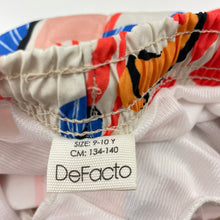 Load image into Gallery viewer, Boys DeFacto, lined lightweight boardshorts, elasticated, EUC, size 9-10,  
