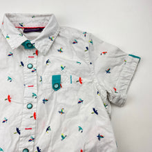 Load image into Gallery viewer, Boys SERGENT MAJOR, lightweight cotton short sleeve shirt, poppers, GUC, size 3,  