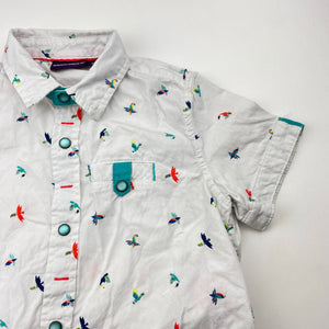 Boys SERGENT MAJOR, lightweight cotton short sleeve shirt, poppers, GUC, size 3,  