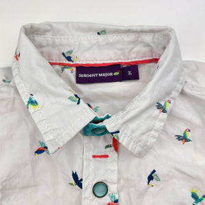 Boys SERGENT MAJOR, lightweight cotton short sleeve shirt, poppers, GUC, size 3,  