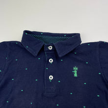 Load image into Gallery viewer, Boys Pupi, navy polo shirt top, GUC, size 2,  
