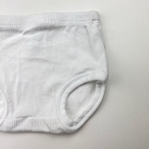 Unisex Baby Berry, ribbed organic cotton nappy cover, EUC, size 0000,  