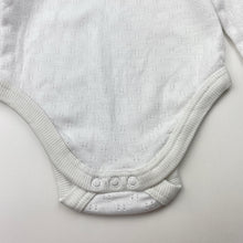 Load image into Gallery viewer, Unisex Target, pointelle cotton bodysuit / romper, EUC, size 0000,  