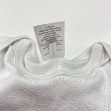 Load image into Gallery viewer, Unisex Target, pointelle cotton bodysuit / romper, EUC, size 0000,  