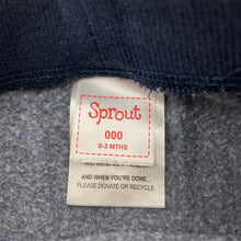 Load image into Gallery viewer, Boys Sprout, fleece-lined track pants, elasticated, GUC, size 000,  