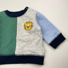 Load image into Gallery viewer, Boys Sprout, fleece-lined sweater / jumper, lion, EUC, size 000,  