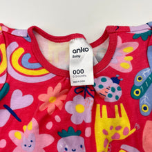 Load image into Gallery viewer, Girls Anko, colourful cotton romper, EUC, size 000,  